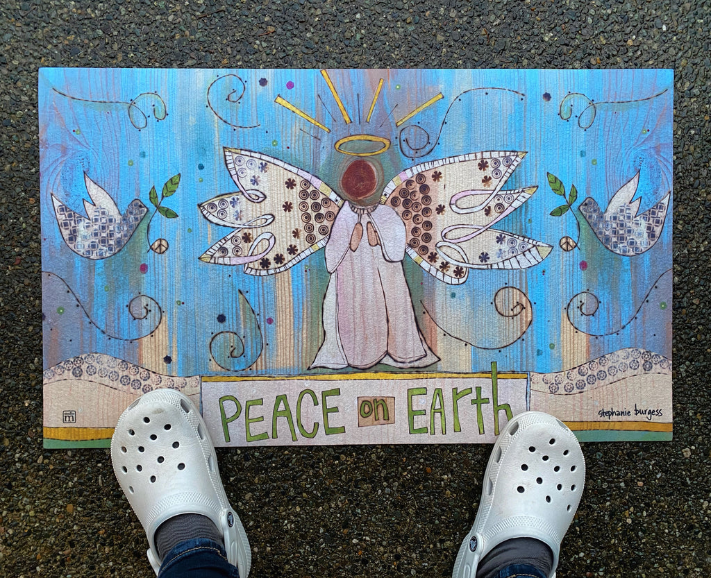 Wipe your feet with something sweet 🐊👼