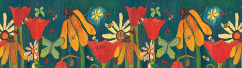 Flowers That Fly Metal Print New 5 By 18