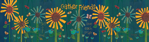 Gather Friends Metal Print New 5 By 18