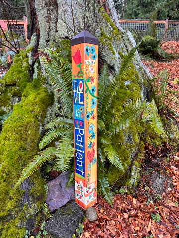 Love Is Patient Kind Art Pole 40’’