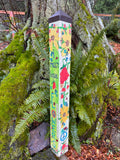 I Must Have Flowers Art Pole 40’’ - New