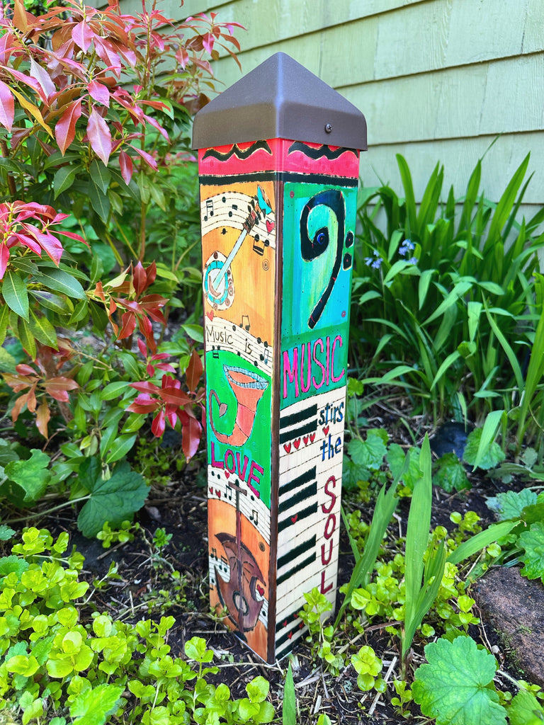 Music Moves The Heart Art Pole - 20