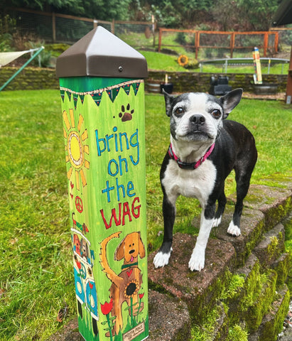 Bring On The Wag 20 Dog Art Pole - New
