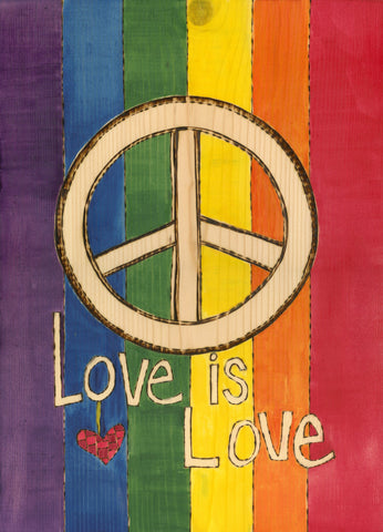 Love Is - Metal Print