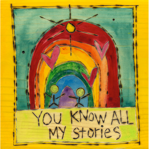 You Know All My Stories Metal Print - 5 By