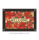 A Welcome With Poinsettias - New