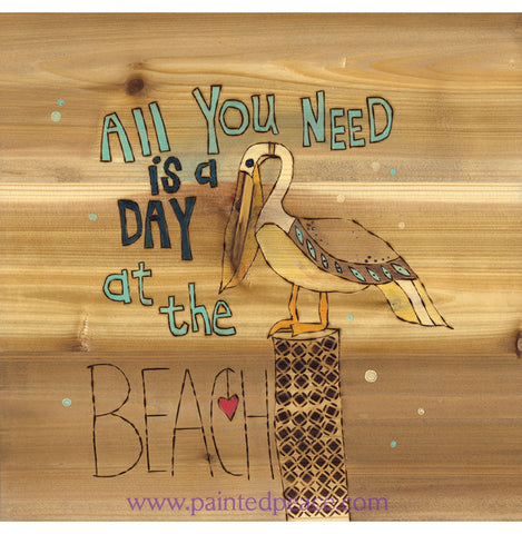 All You Need Is A Day At The Beach Metal Print