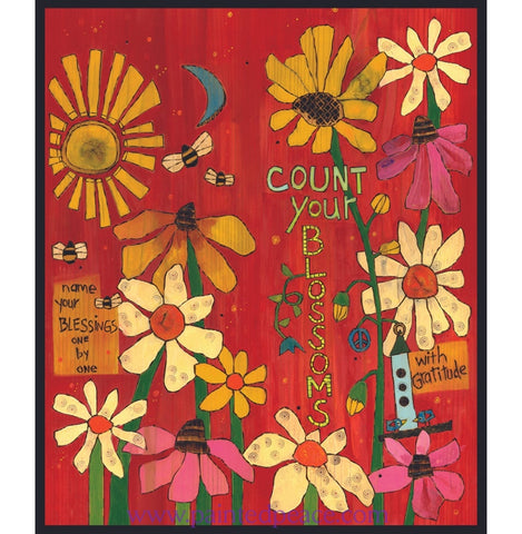 Count Your Blossoms Metal Print 12 By 14