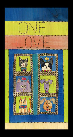 One Love Metal Print - 7 By 11