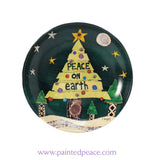 Peace On Earth Appetizer Plate