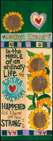 In The Middle Of An Ordinary Life Fine Metal Print 8’’ by 21’’