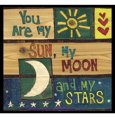 You Are My Sun Moon....metal Print