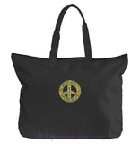 Peace Heartful Peace Tote-Bag One Size / Black Tote