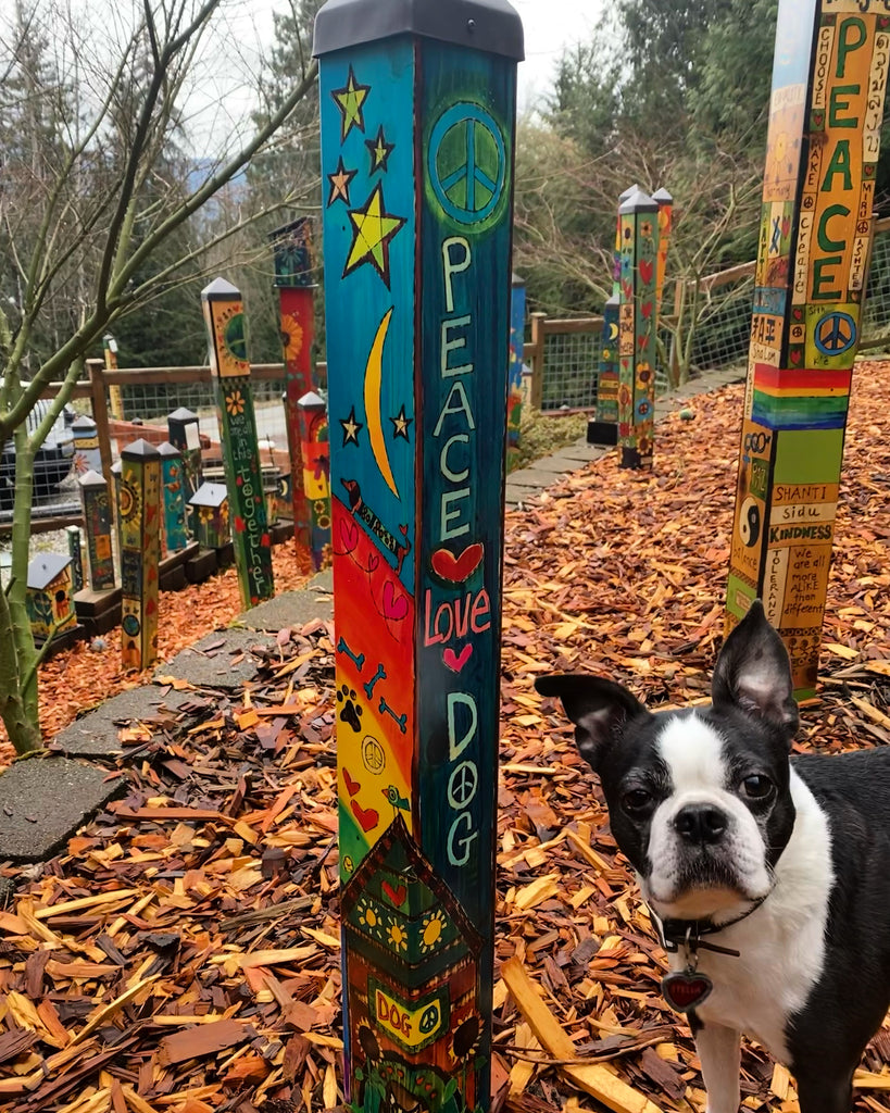 Stella wants to make sure you know! ☮️❤️🐶