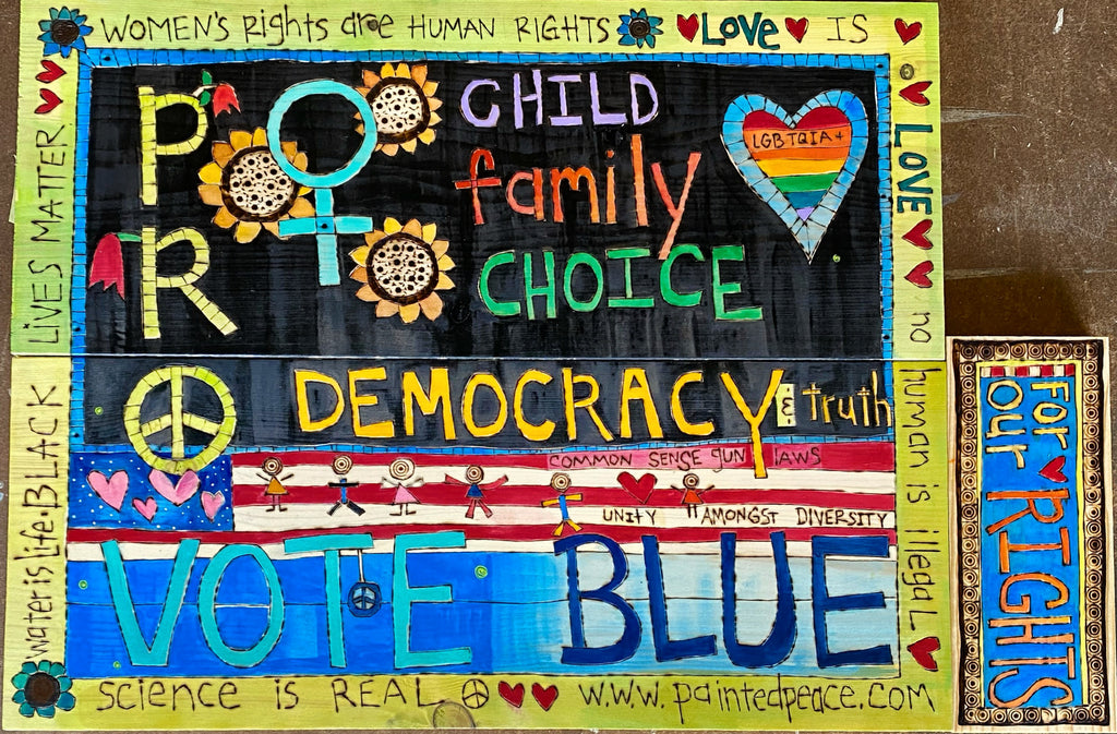 2 versions will be available as yard signs SOON - ORDER NOW for mid to late July ship date ✊