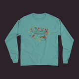 Live Simply Unisex Long Sleeve Shirt Seafoam / Small (S)