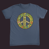 Peace Unisex Tee Denim / Small (S)