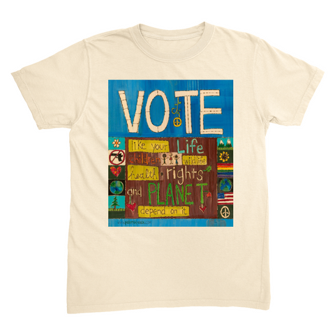Vote Unisex Tee Ivory / Small (S)