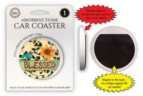 Blessed Car Coaster / Magnet