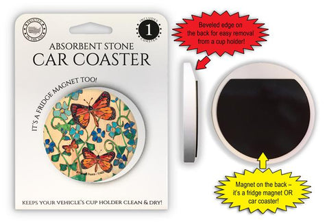 Butterfly Car Coaster / Magnet