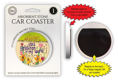 Sister Car Coaster / Magnet