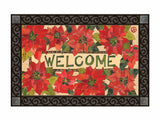 A Welcome With Poinsettias - New