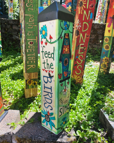 New - Feed The Birds Art Pole 20