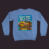 Vote Sweatshirt Flo Blue / Small (S)