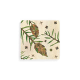 Holiday Pine Cone Ceramic Coaster - Set of 4 - Available 5/26