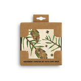 Holiday Pine Cone Ceramic Coaster - Set of 4 - Available 5/26