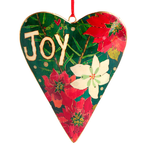 Joy Metal Ornament  - NEW