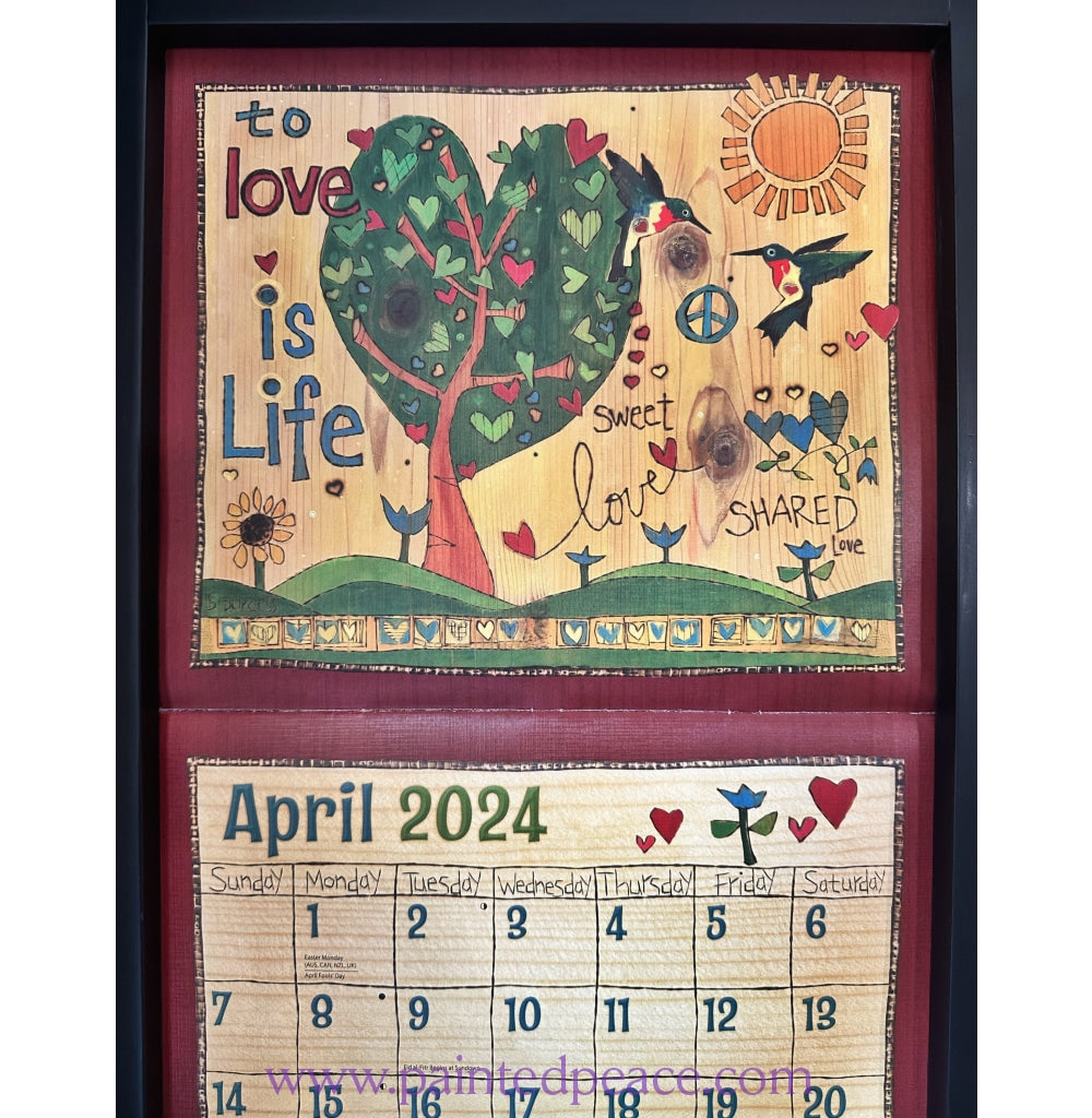 2025 Painted Peace Calendar Painted Peace the Art of Stephanie Burgess
