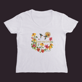 Share Your Song Women’s V-Neck White / Small (S)