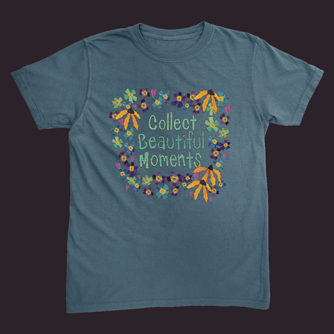 Collect Beautiful Moments Unisex Tee Ice Blue / Small (S)