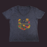 Share Your Song Women’s V-Neck Heather Navy / Small (S)