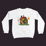 Peace Love Dog Sweatshirt White / Small (S)