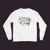 Live Simply Unisex Long Sleeve Shirt White / Small (S)