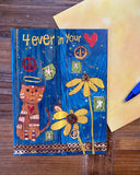 Forever In Your Heart Cat - Bereavement Card