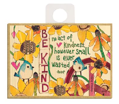 Be Kind Wood Magnet - New