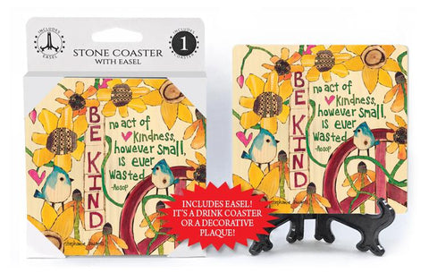 Be Kind - Stone Coaster