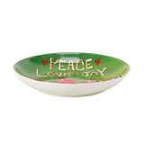 Peace Love Joy Appetizer Plate