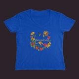 Share Your Song Women’s V-Neck Royal / Small (S)