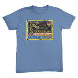 Pro Democracy Unisex Tee Washed Denim / Small (S)