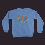 Live Simply Sweatshirt Flo Blue / Small (S)