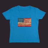 United We Stand Women’s V-Neck Sapphire / Small (S)