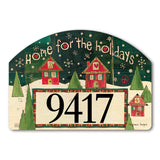 Home For The Holidays Address Yard Sign - NEW