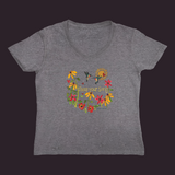 Share Your Song Women’s V-Neck Graphite Heather / Small (S)