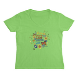 Dream Hope Love Inspire Women’s V-Neck Lime / Small (S)