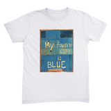 My Favorite Color Is Blue Unisex Tee - New White / Small (S)