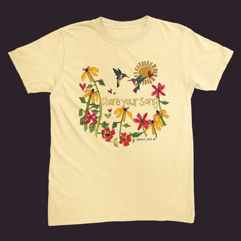 Share Your Song Unisex Tee Banana / Small (S)